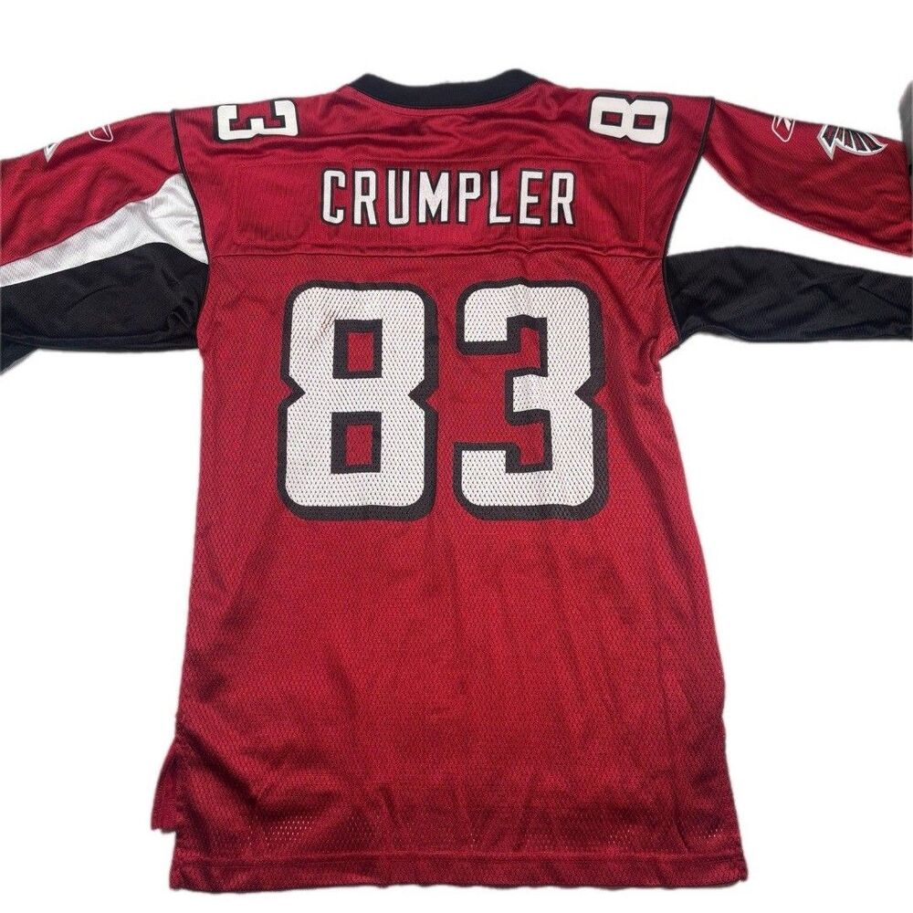 Alge Crumpler #83 Atlanta Falcons Reebok Red Jersey Youth Size Small